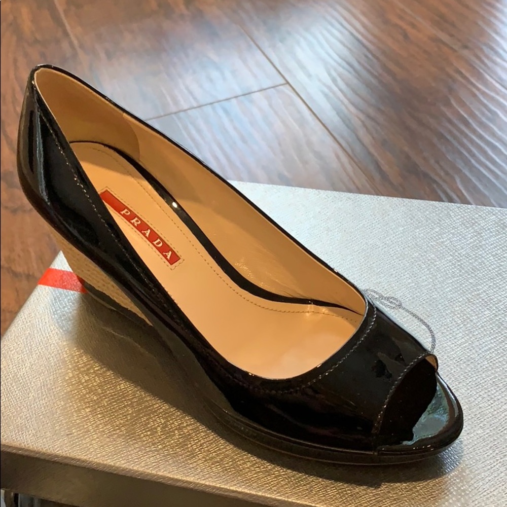 Original Prada wedge heels